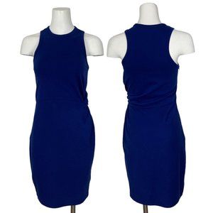 Ted Baker Livviaa Knot Front Jersey Dress 1 US/4 Dark Blue Mini Bodycon